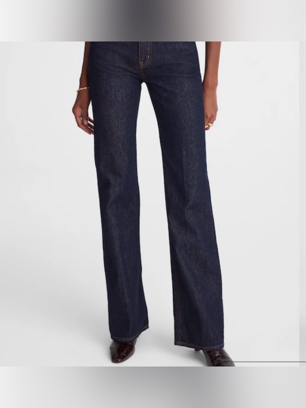 Madewell Women’s The Vintage Flare Jean NWT US 27 Petite Dark Wash Cotton